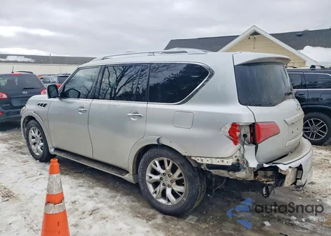 2014 Infiniti Qx80 z USA, uszkodzony, nr VIN JN8AZ2NC2E9351587